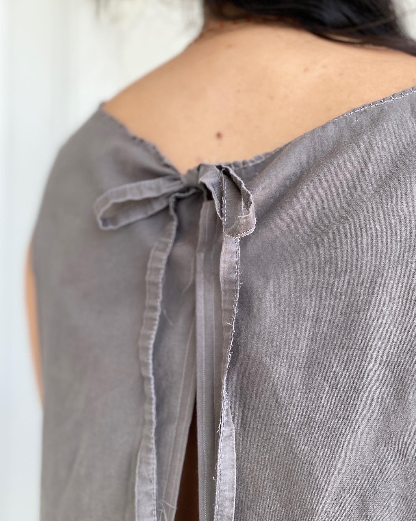 "3 Little Birds on My Doorstep" Tie Back Cotton Top (SOLD)