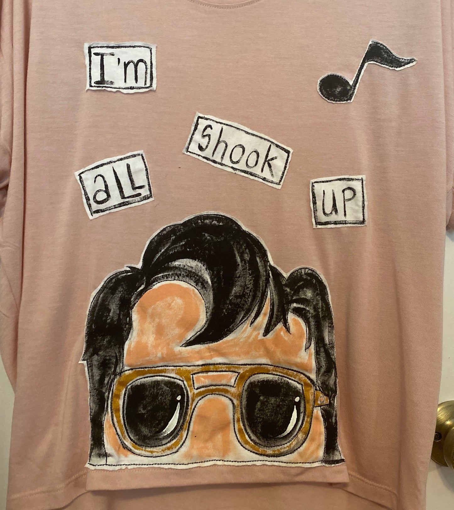 "I'm All Shook Up". Tee. (SOLD)