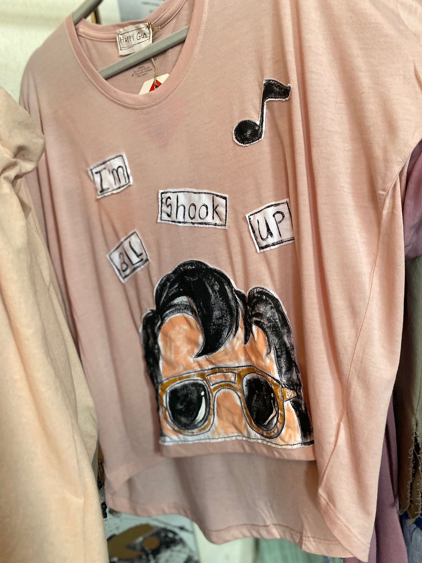 "I'm All Shook Up". Tee. (SOLD)