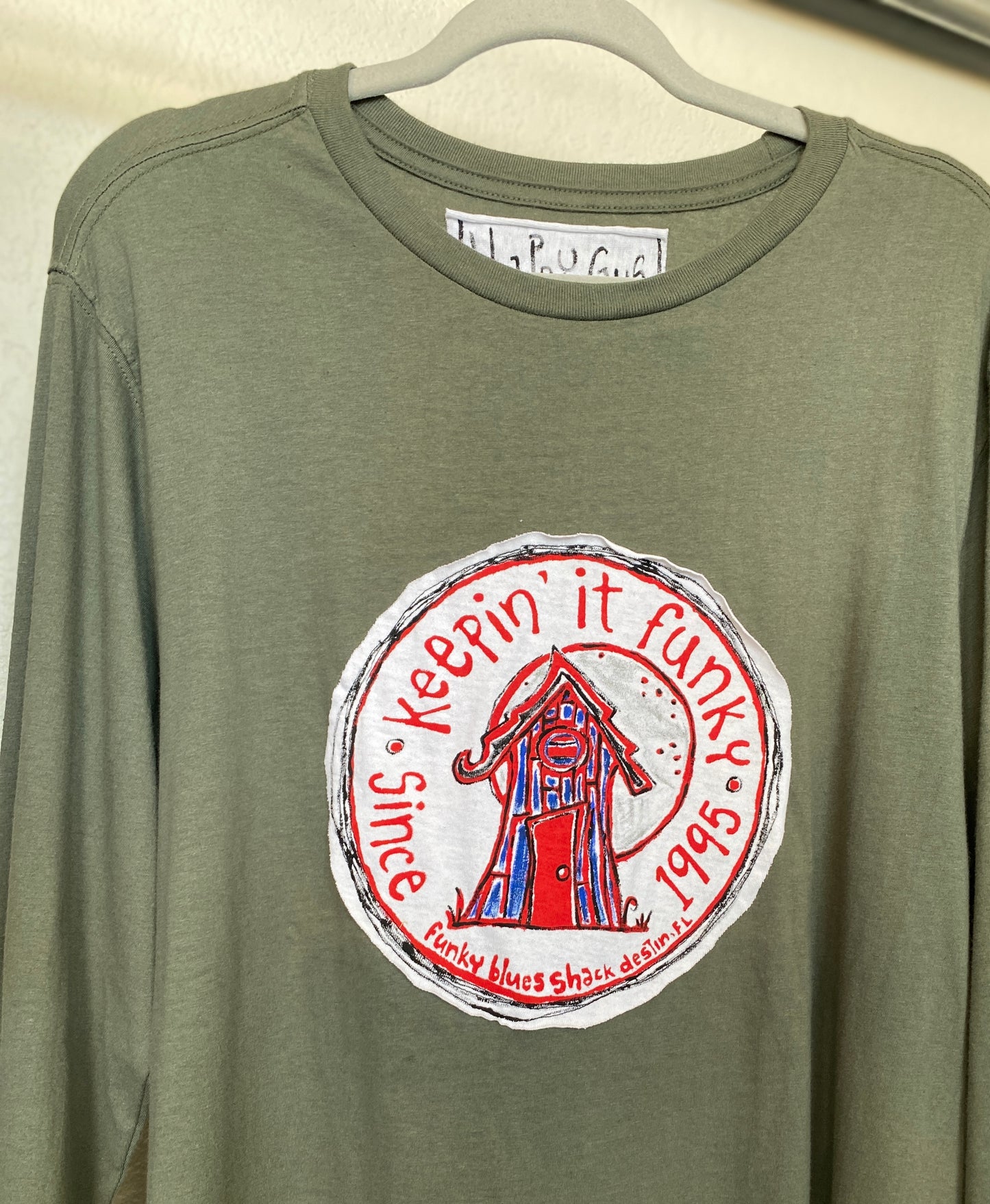 "Funky Blues Shack" Men's L Tee (L) (SOLD)