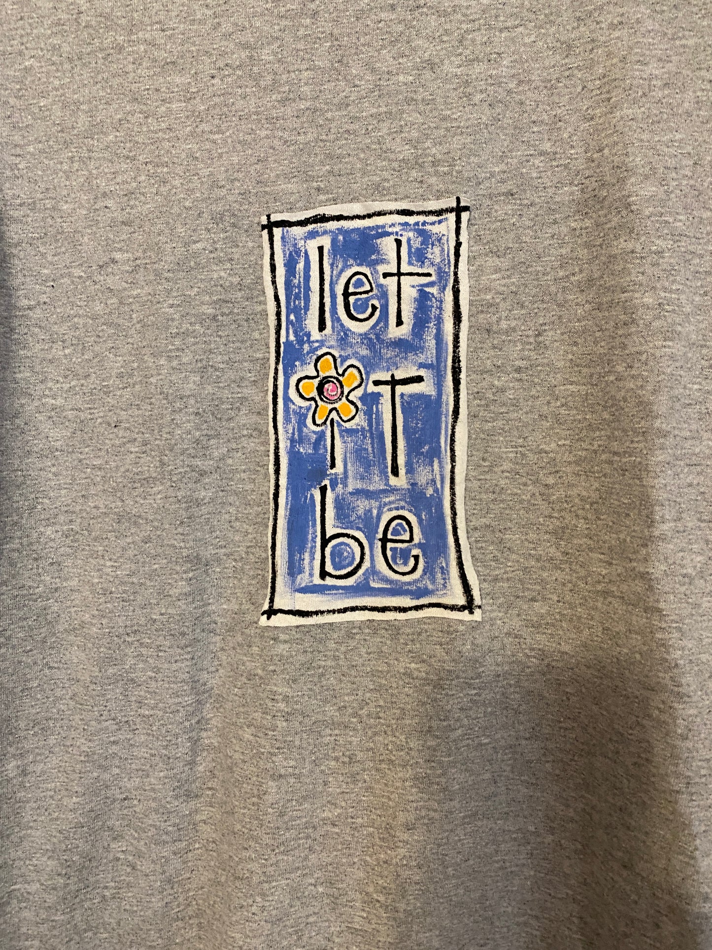"LET IT BE" Grey Tee (SOLD)