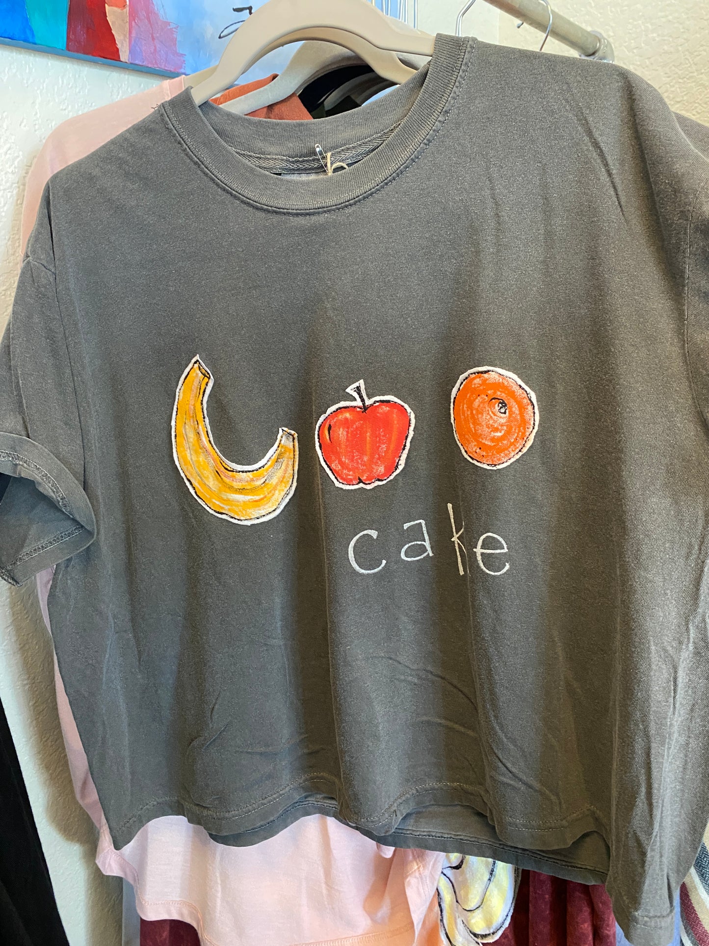"Fruit Cake" Charcoal Grey Tee (SOLD)