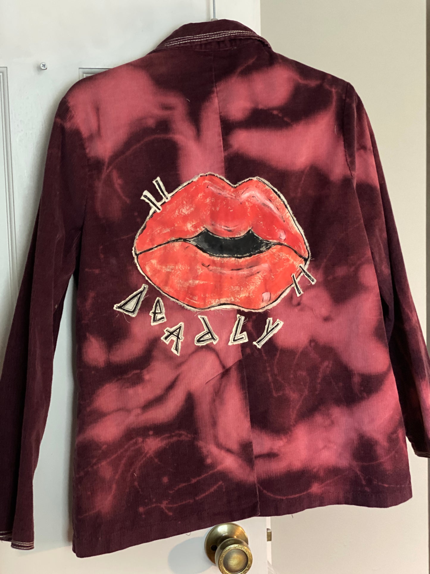 "DEADLY KISS" Vintage Corduroy Blazer (SOLD)