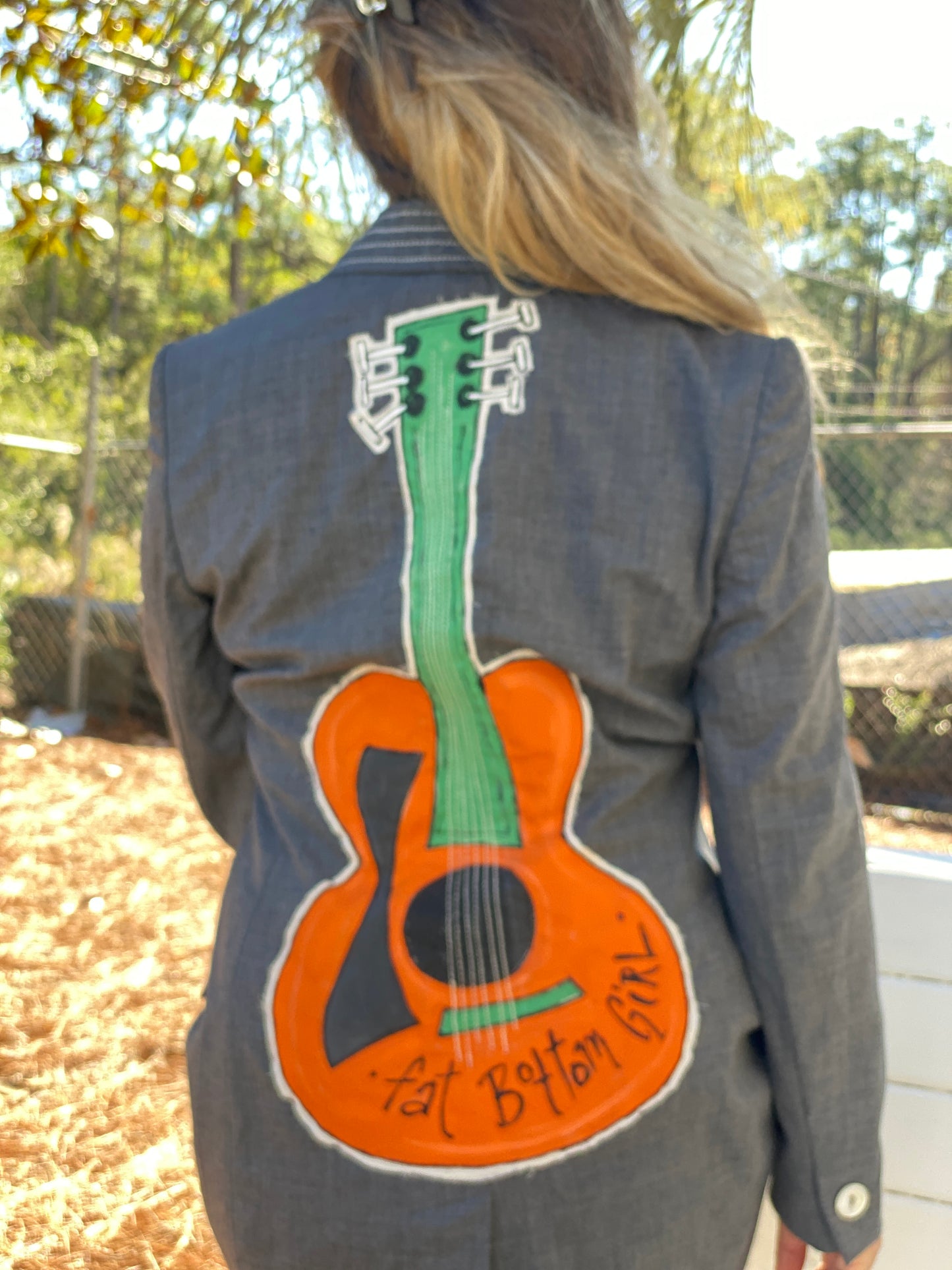 'FAT BOTTOM GIRL" UpCycled Blazer (SOLD)