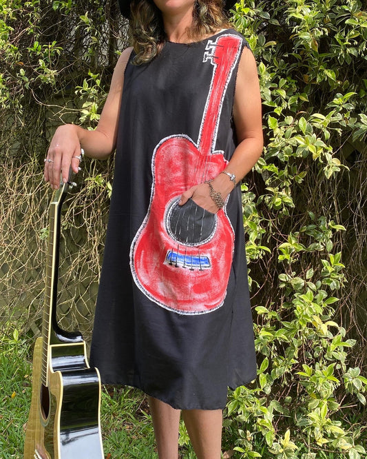 "Fat Bottom Girl" Guitar Dress (SOLD)