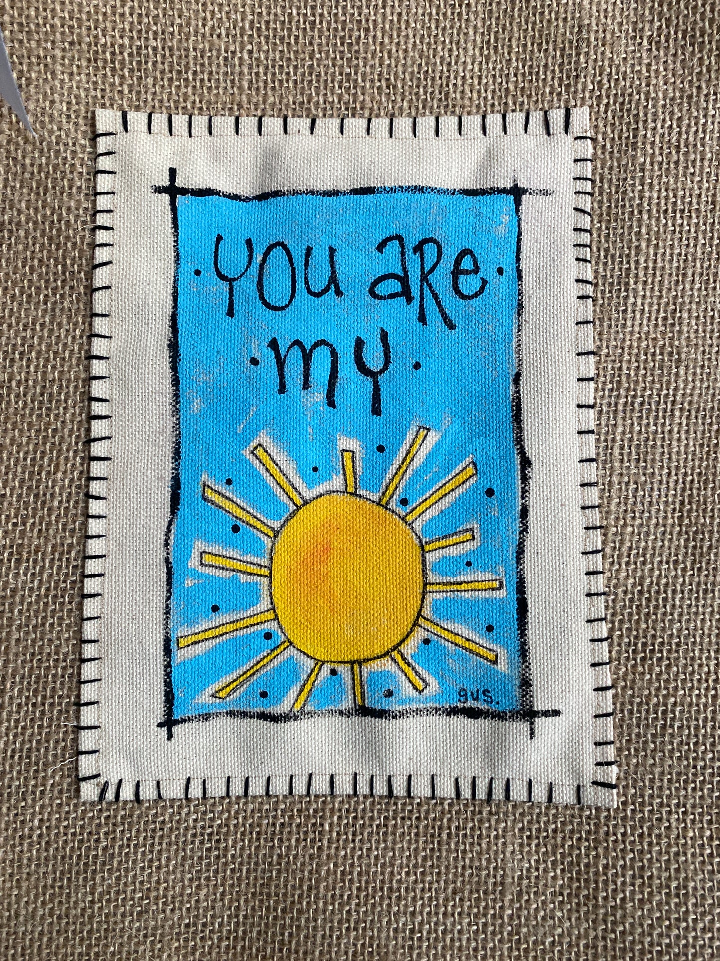 "You Are My Sunshine" Beach Bag (SOLD)