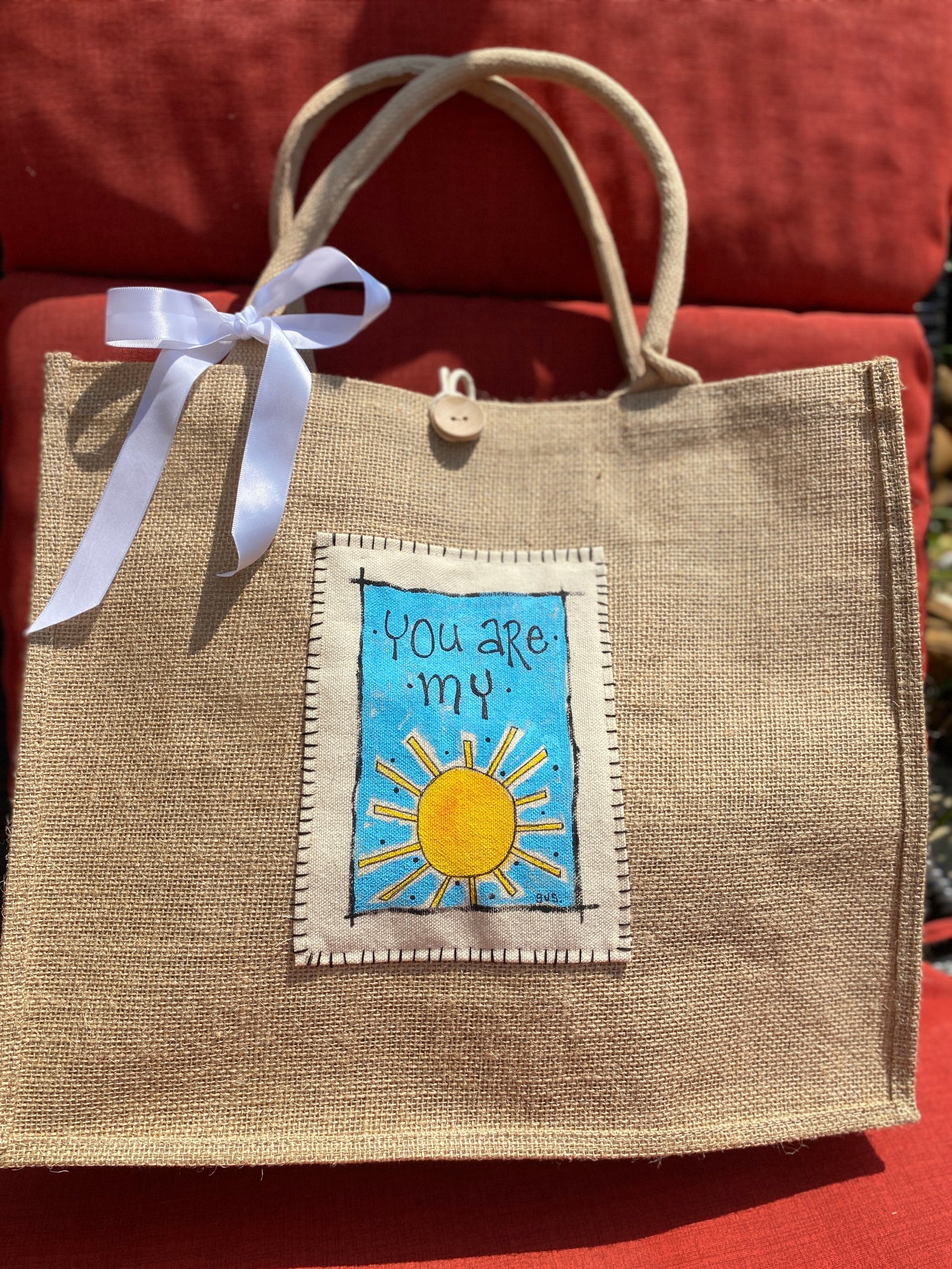 "You Are My Sunshine" Beach Bag (SOLD)