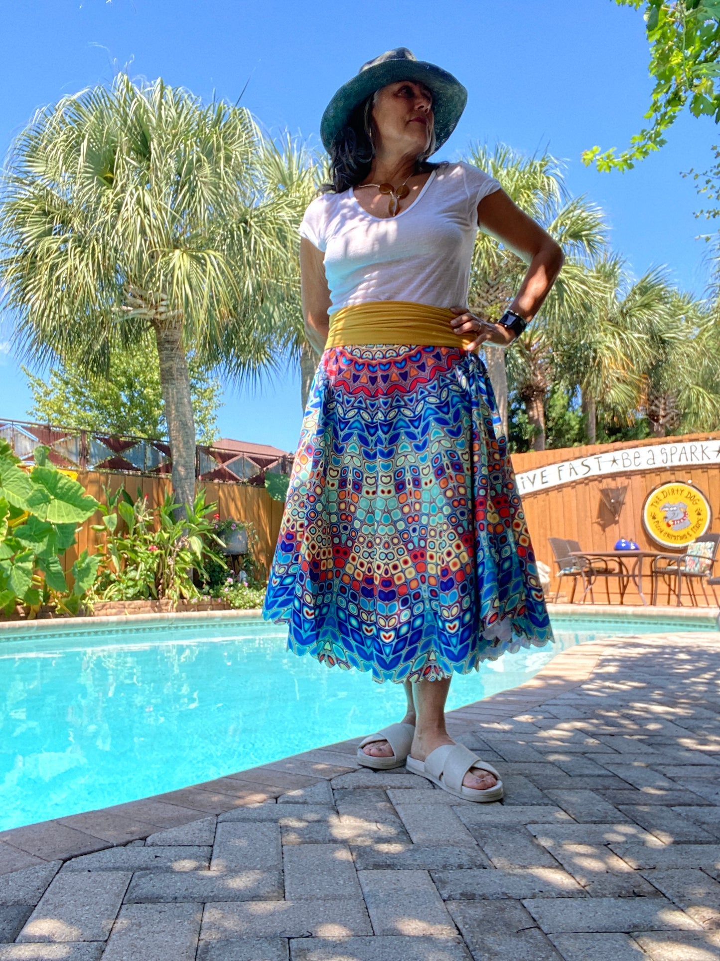 Funky "Hippie Chic" Skirt (SOLD)