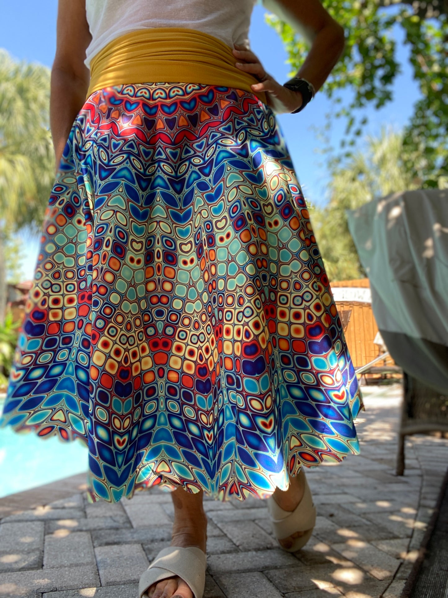 Funky "Hippie Chic" Skirt (SOLD)