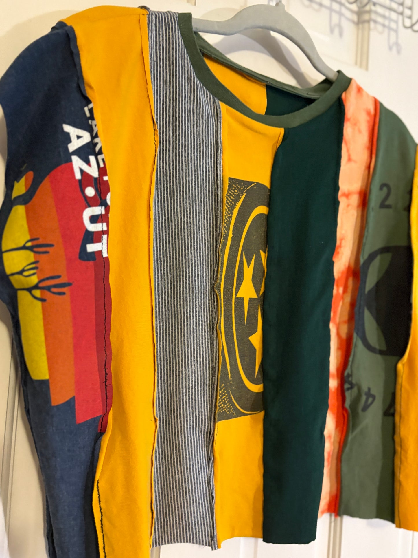 "STRIP TEE SHIRT"  ReCycled T-Shirt Top