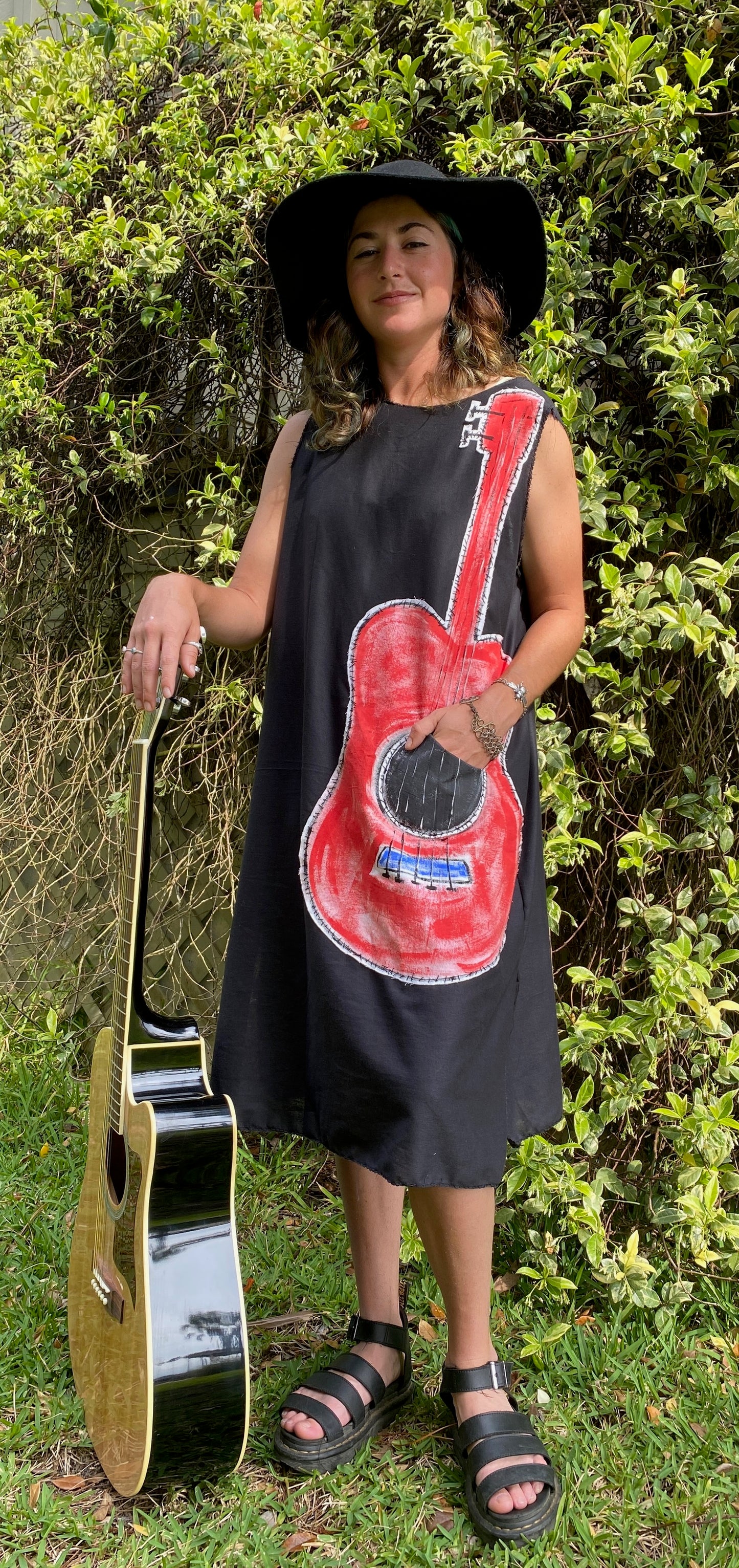 "Fat Bottom Girl" Guitar Dress (SOLD)