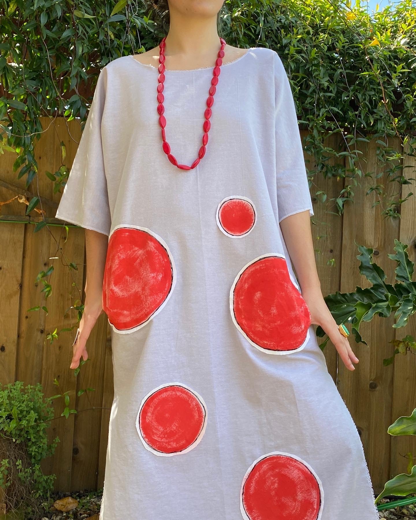 Red Polka Maxi Dress